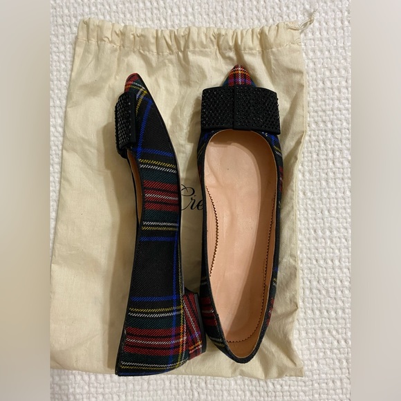J.Crew Tartan Plaid Women’s Flats - Picture 2 of 6